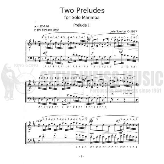 Spencer-Two Preludes-M