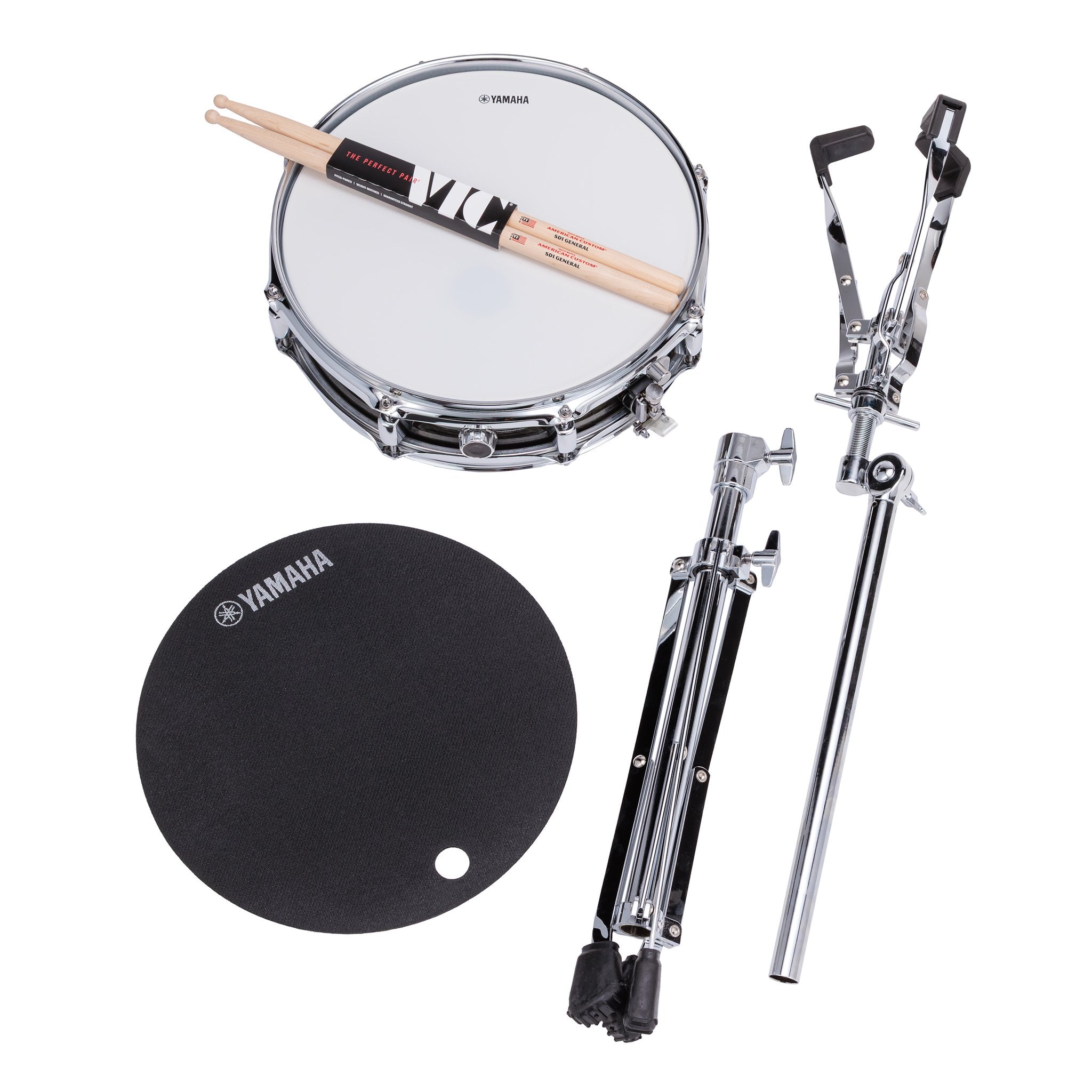 Yamaha SK-285R Student Snare Kit with Rolling Cart Total Percussion