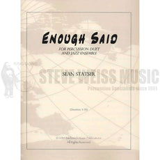 Statser-Enough Said (SP)-Solo M/Solo P/DS/P/Jazz ens.