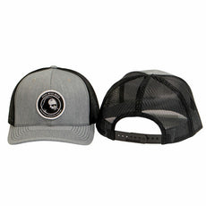 Steve Weiss Music Hat - Mid Profile Trucker Hat - Heather Gray and Black