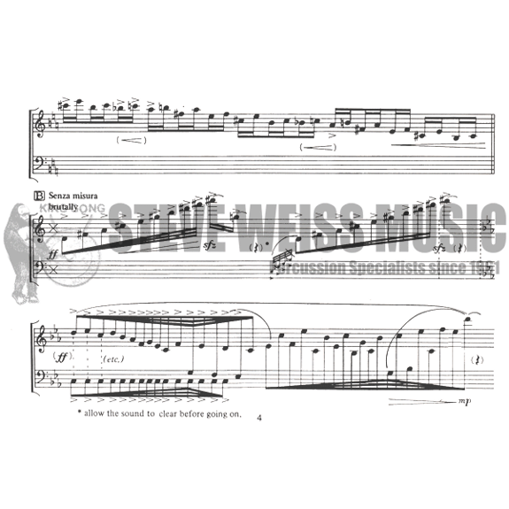 Stout-Etudes for Marimba Bk. 3-M