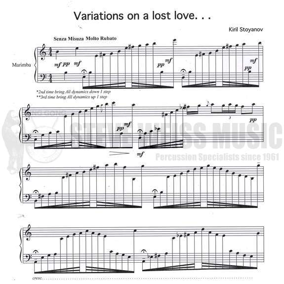 Stoyanov-Variations on a Lost Love...-M