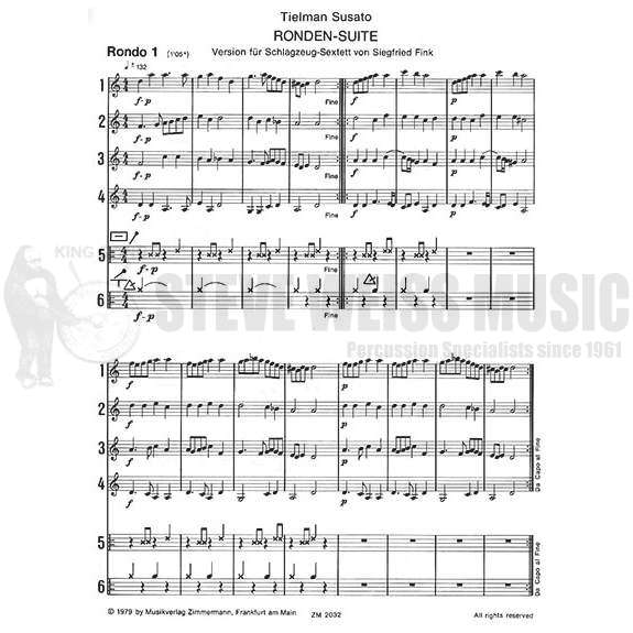 Susato-Ronden Suite(SP)-Fink-P/2X/V/M