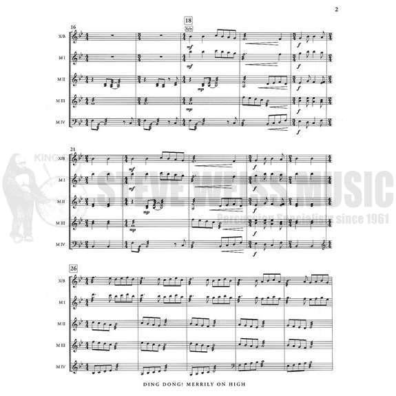 Tabourot-Ding Dong! Merrily on High arr. Larson (SP)-B/X/4M