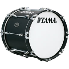 Tama Fieldstar Marching Bass Drum - 18" x 14" - Satin Black