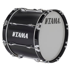 Tama Starlight Marching Bass Drum - 16" x 14" - Satin Black