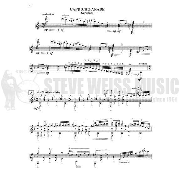 Tarrega-Romantic Encounters for Marimba arr. Van Geem-M