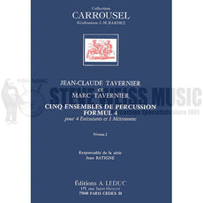 Tavernier-Cinq Ensembles de Percussion Formul 4-P/Metronome