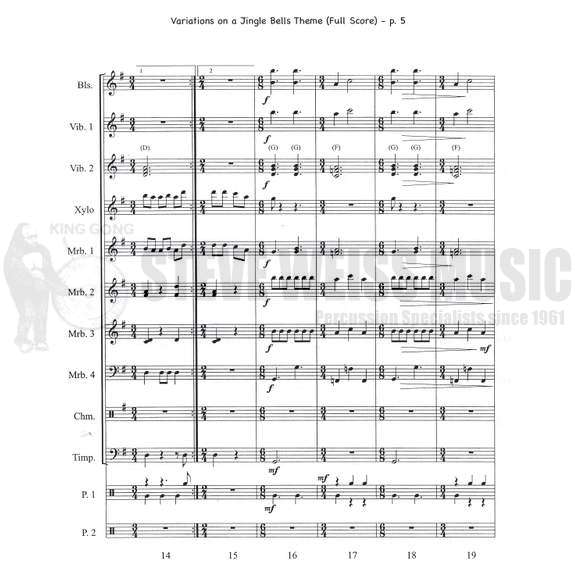 Taylor, D.-Variations on a Jingle Bells Theme (SP)-B/2V/C/X/2M/4T