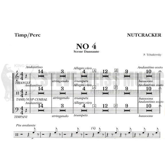 Tchaikovsky-Nutcracker Ballet (complete) (perc. and timp. parts