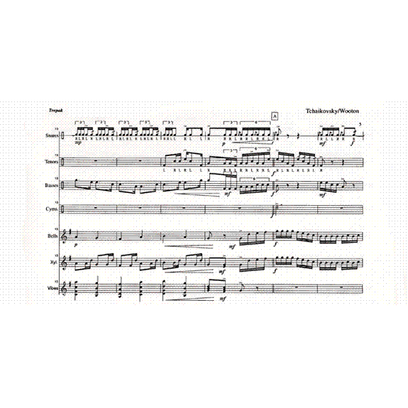 Tchaikovsky-Trepak(SP)-Wooton-B/X/V/M/4T/P