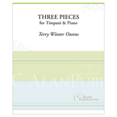 Terry Winter Owens Three Pieces for Timpani & Piano Cover
