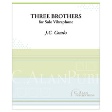 Three Brothers for Solo Vibraphone by JC Combs Cover
