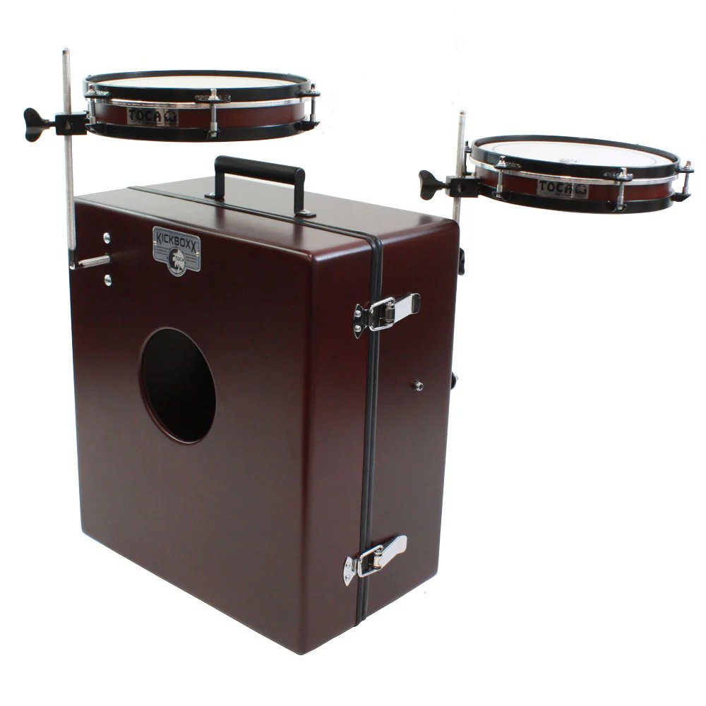 Toca Percussion KickBoxx Suitcase Drum Set Back