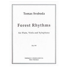 Tomas Svoboda Forest Rhythms for flute, viola, and xylophone opus 150