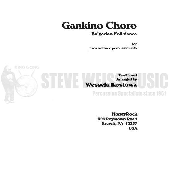 Traditional-Gankino Choro(SP)-Kostowa-X/M/P
