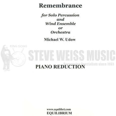 Udow-Remembrance (Piano red.) (SP)-Solo V/P/PN