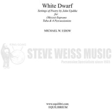 Udow-White Dwarf (Perc. ens. verson) (SP)-P/MVX/TU/B/V/2M /p