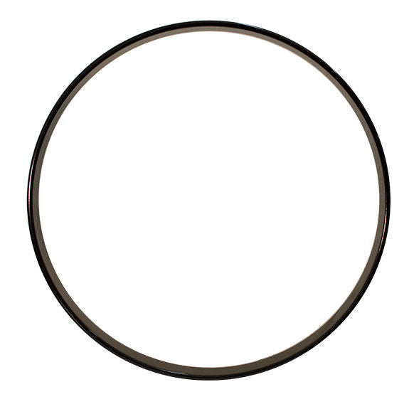 26" Universal Black Wood Bass Drum Hoop
