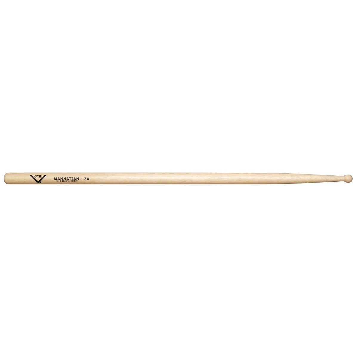 Vater Manhattan 7A Wood Tip Hickory Drumsticks VH7AW