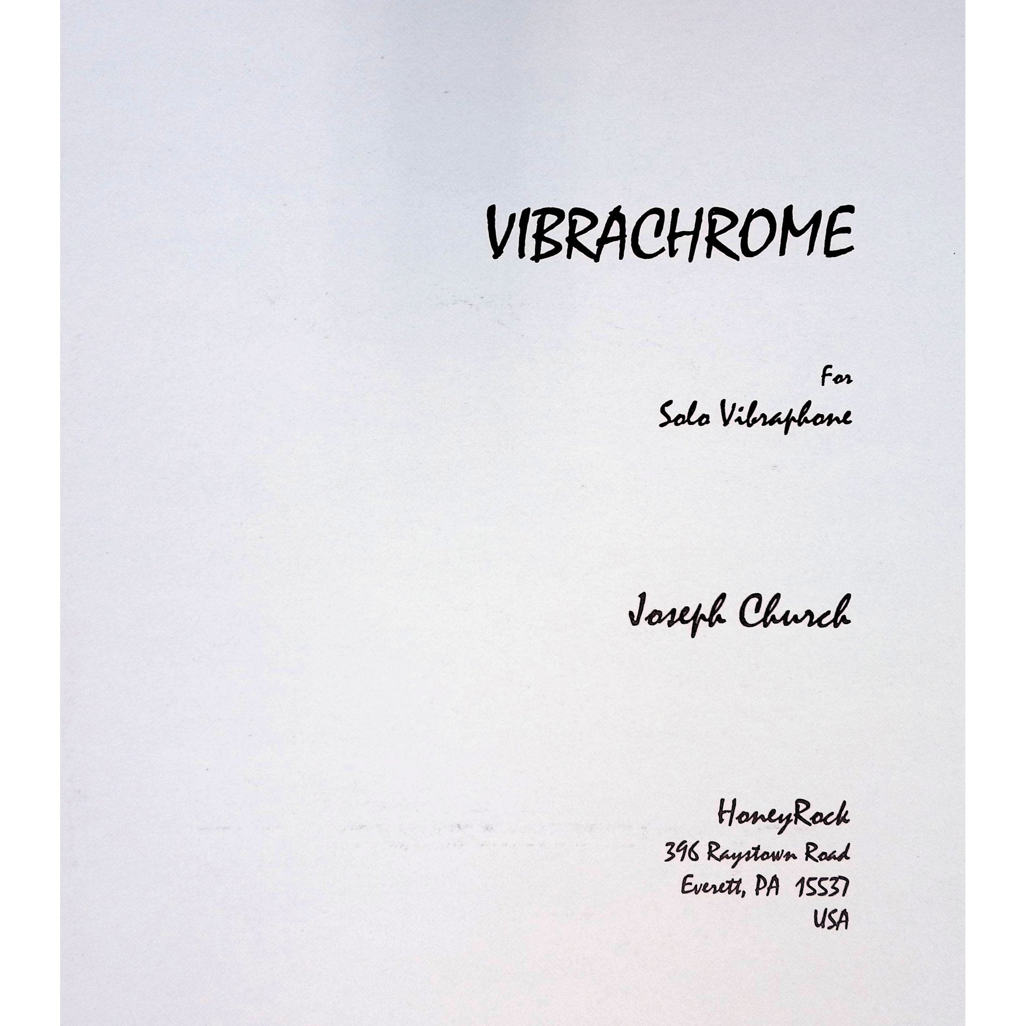 Vibrachrome by Joseph Church