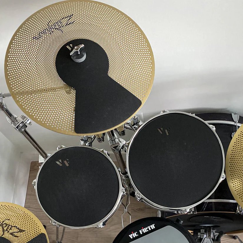 Vic Firth 18" Cymbal Mute on Drumset