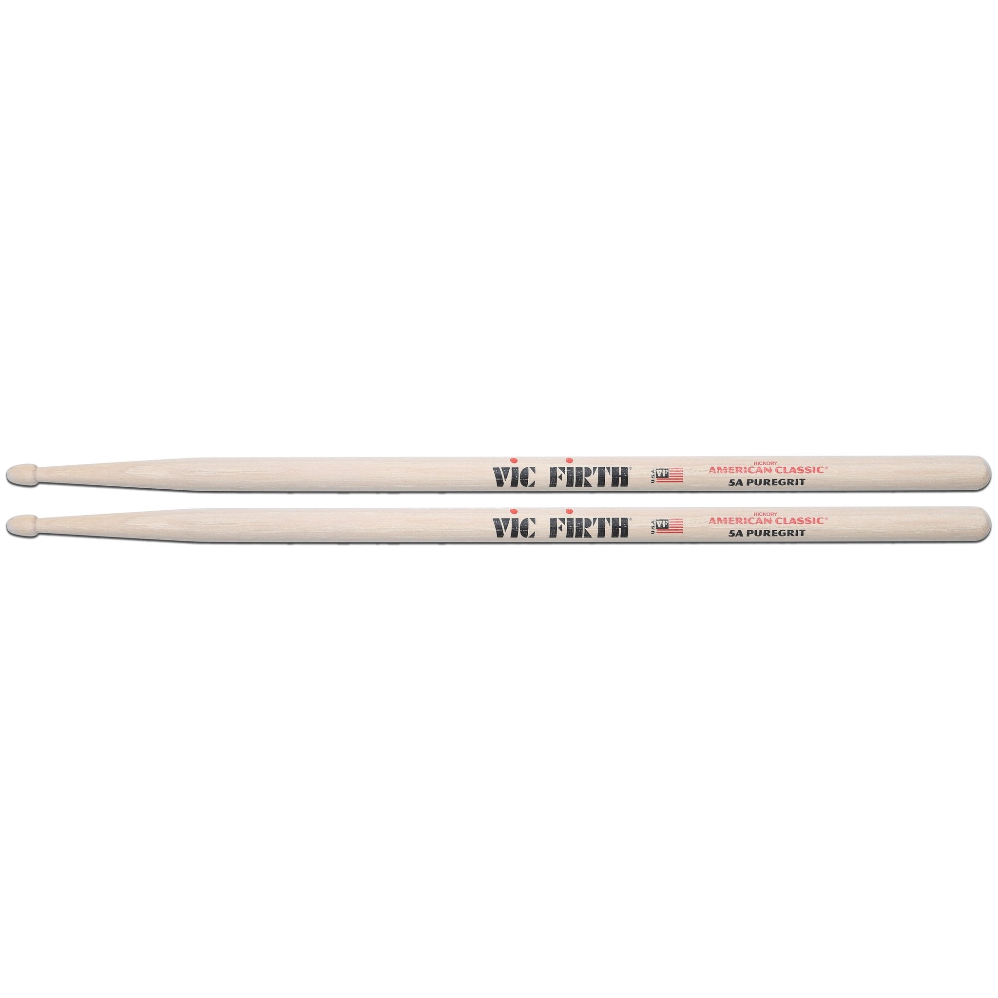 Vic Firth American Classic 5A PureGrit Drumsticks - Image 1