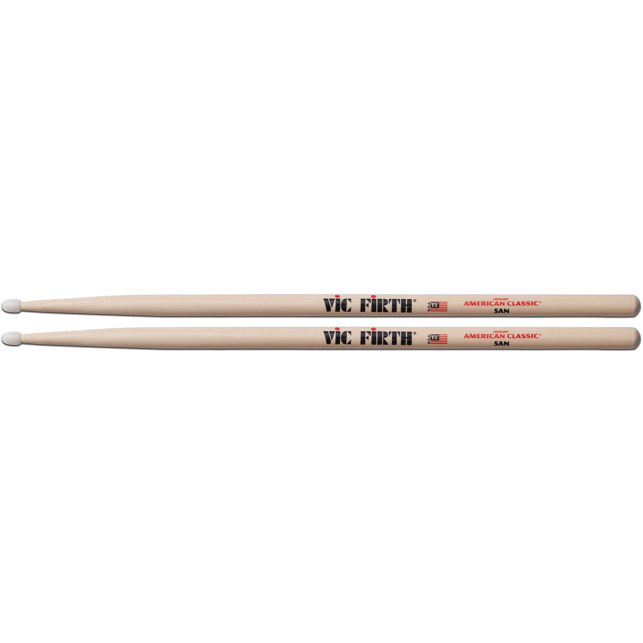 Vic Firth American Classic 5AN Drumsticks - Nylon Tip - Image 1