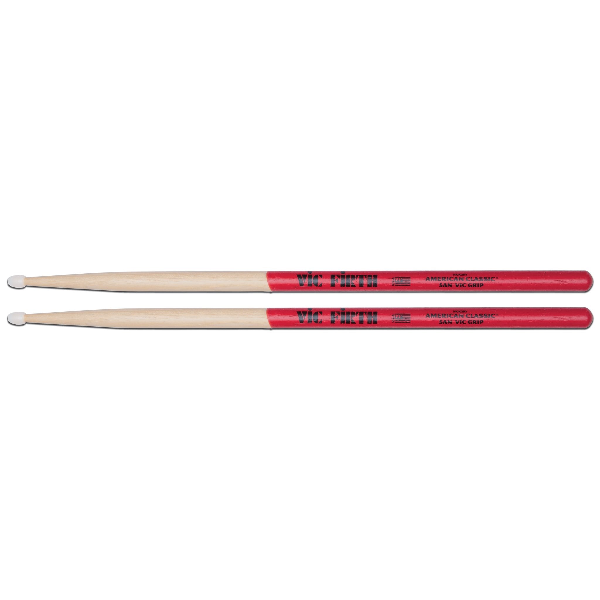 Vic Firth American Classic 5ANVG Grip Drumsticks - Nylon Tip - Image 1