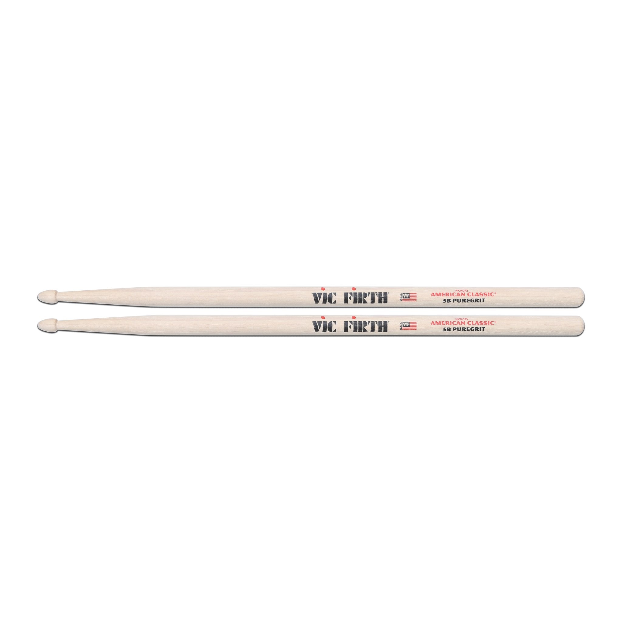 Vic Firth American Classic 5B PureGrit Drumsticks - Image 1