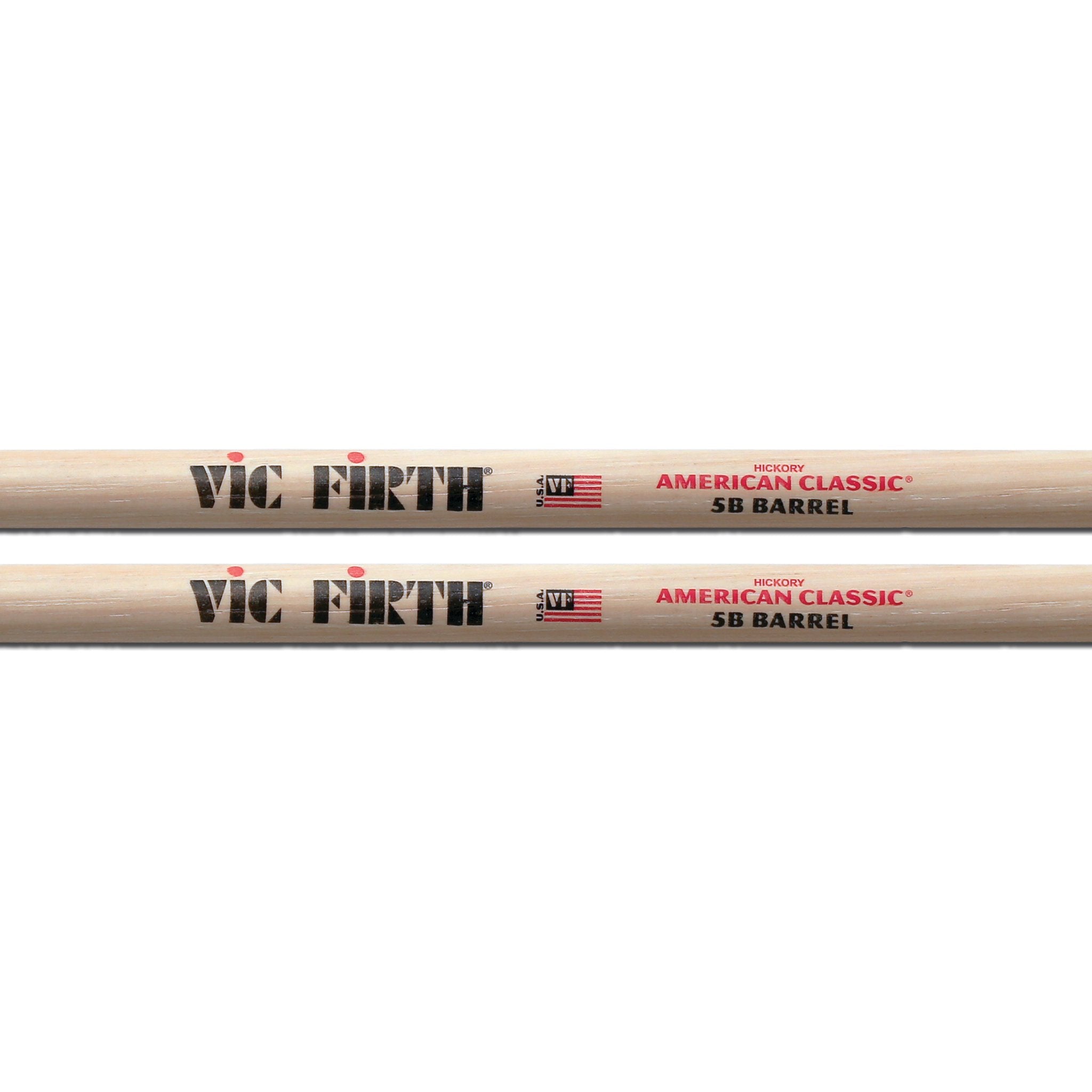 Vic Firth American Classic 5B with Barrel Tip Drumsticks - Image 2