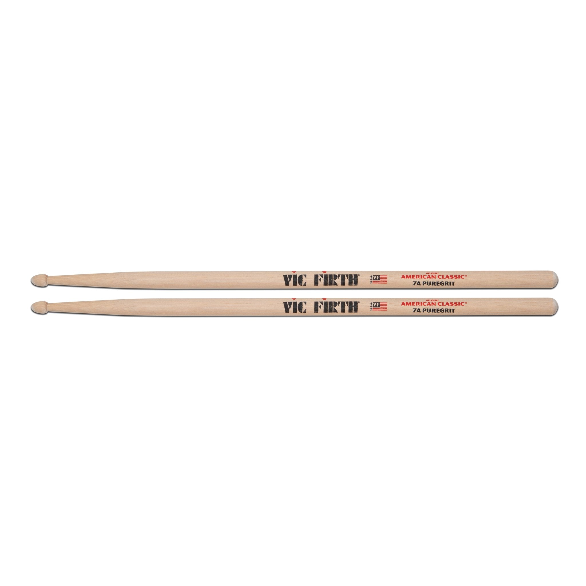 Vic Firth American Classic 7A PureGrit Drumsticks - Image 1