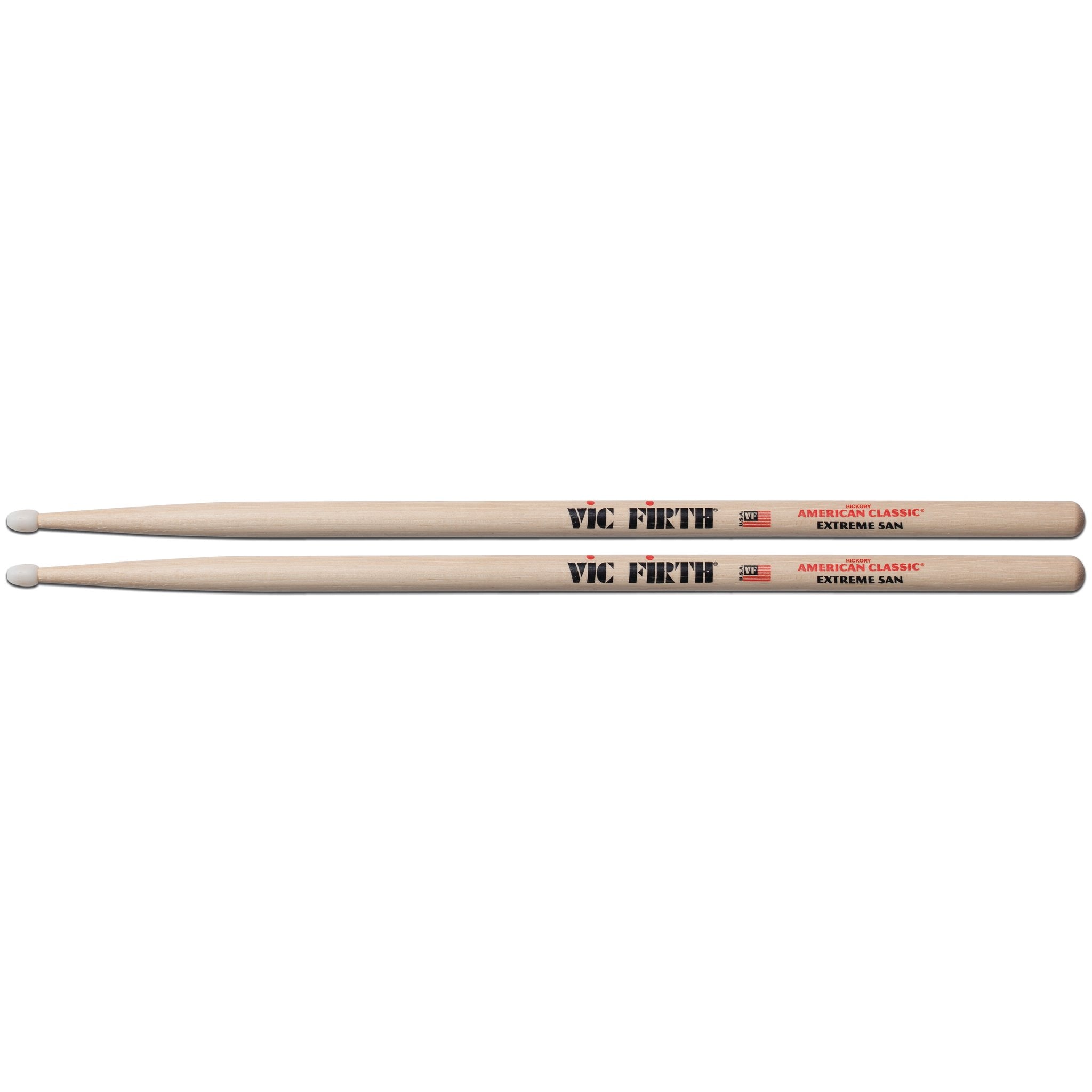 Vic Firth American Classic Extreme 5AN Drumsticks - Nylon Tip - Image 1