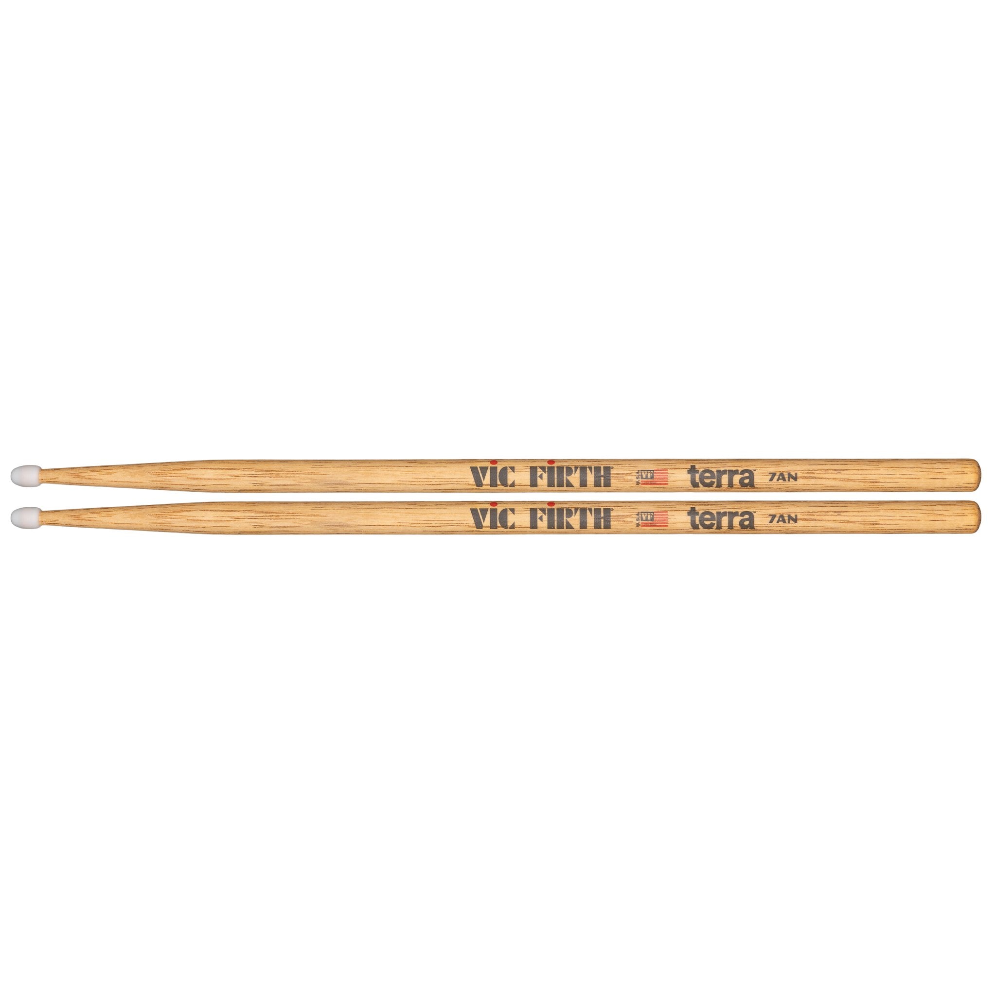 Vic Firth American Classic Terra 7ATN Nylon Tip Drumsticks Value Pack - Image 2