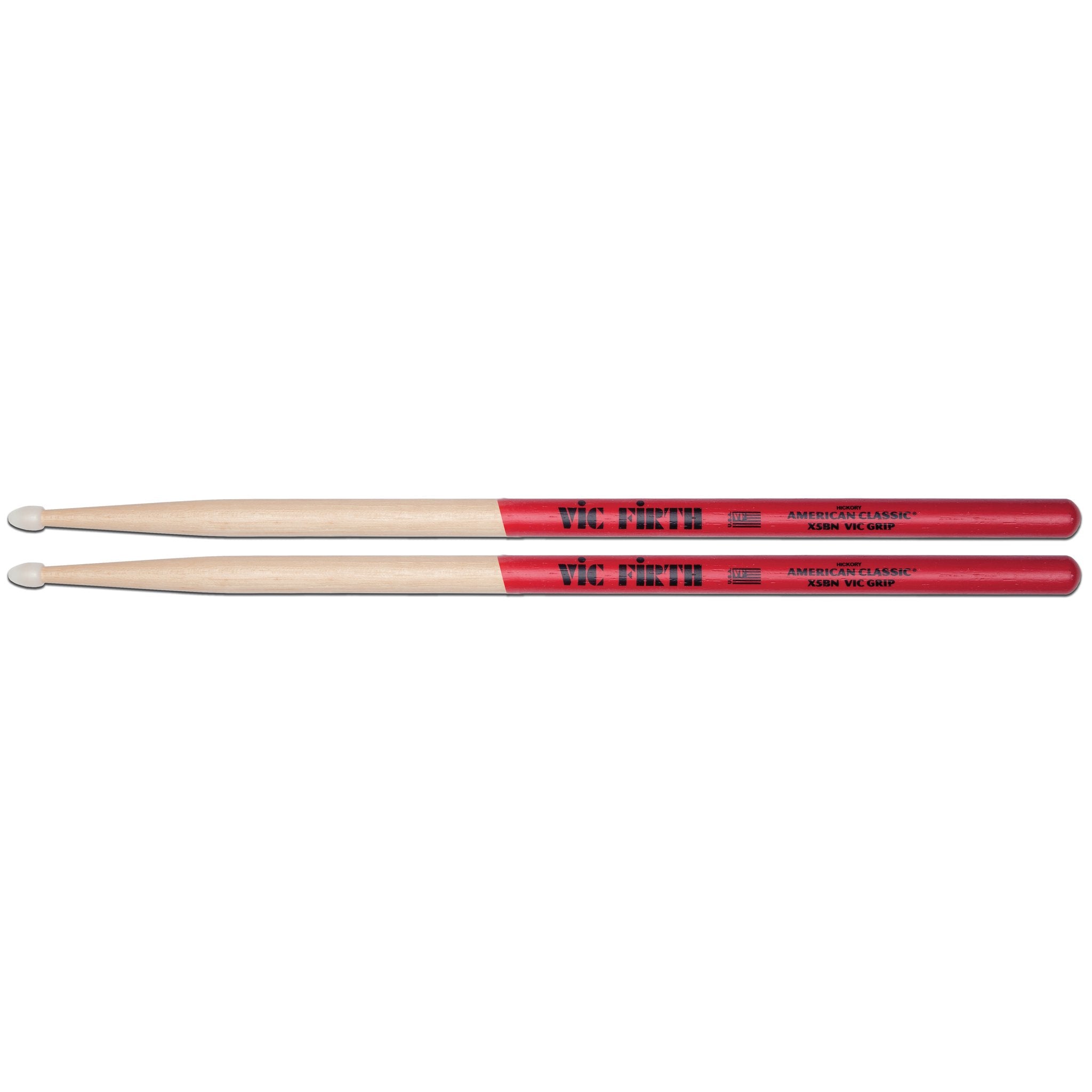 Vic Firth American Classic X5BN Grip Drumsticks - Nylon Tip - Image 1