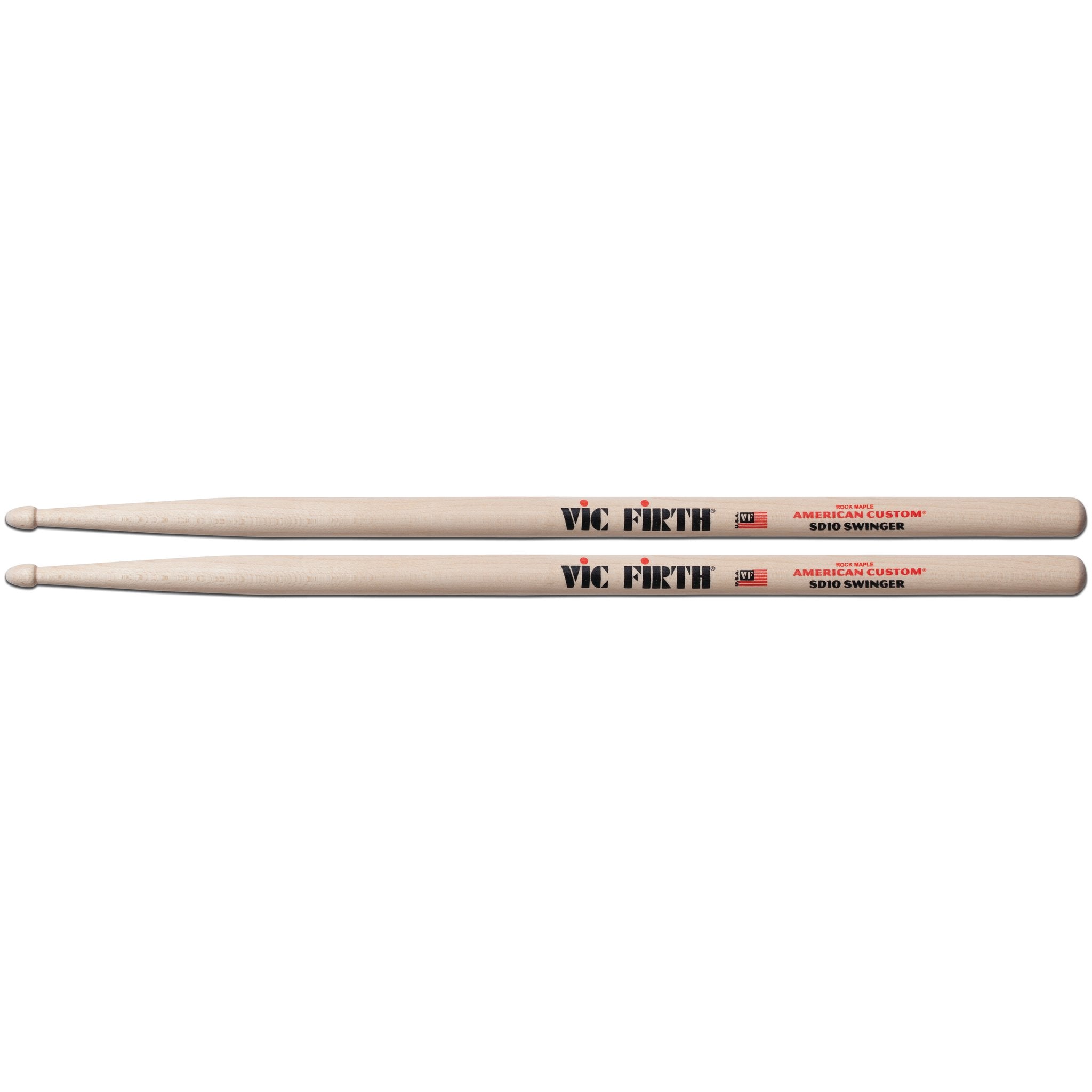 Vic Firth American Custom SD10 Drumsticks - Swinger - Image 1