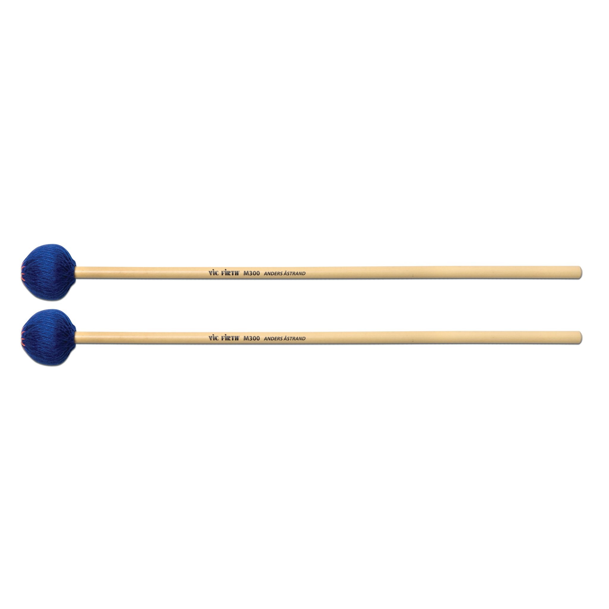 Vic Firth Anders Astrand Blue Series M300 Soft Keyboard Mallets - Image 1