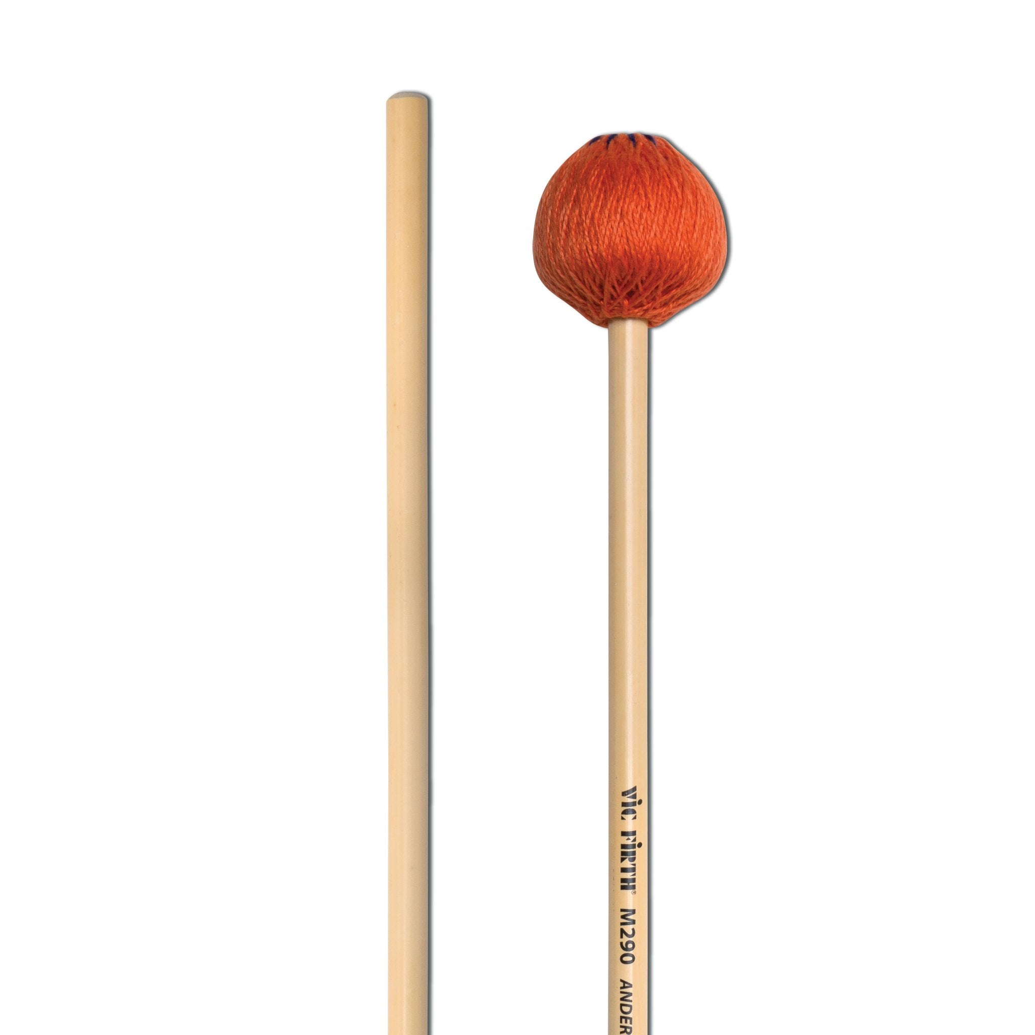 Vic Firth Anders Astrand Orange Series M290 Soft Marimba Mallets - Image 3