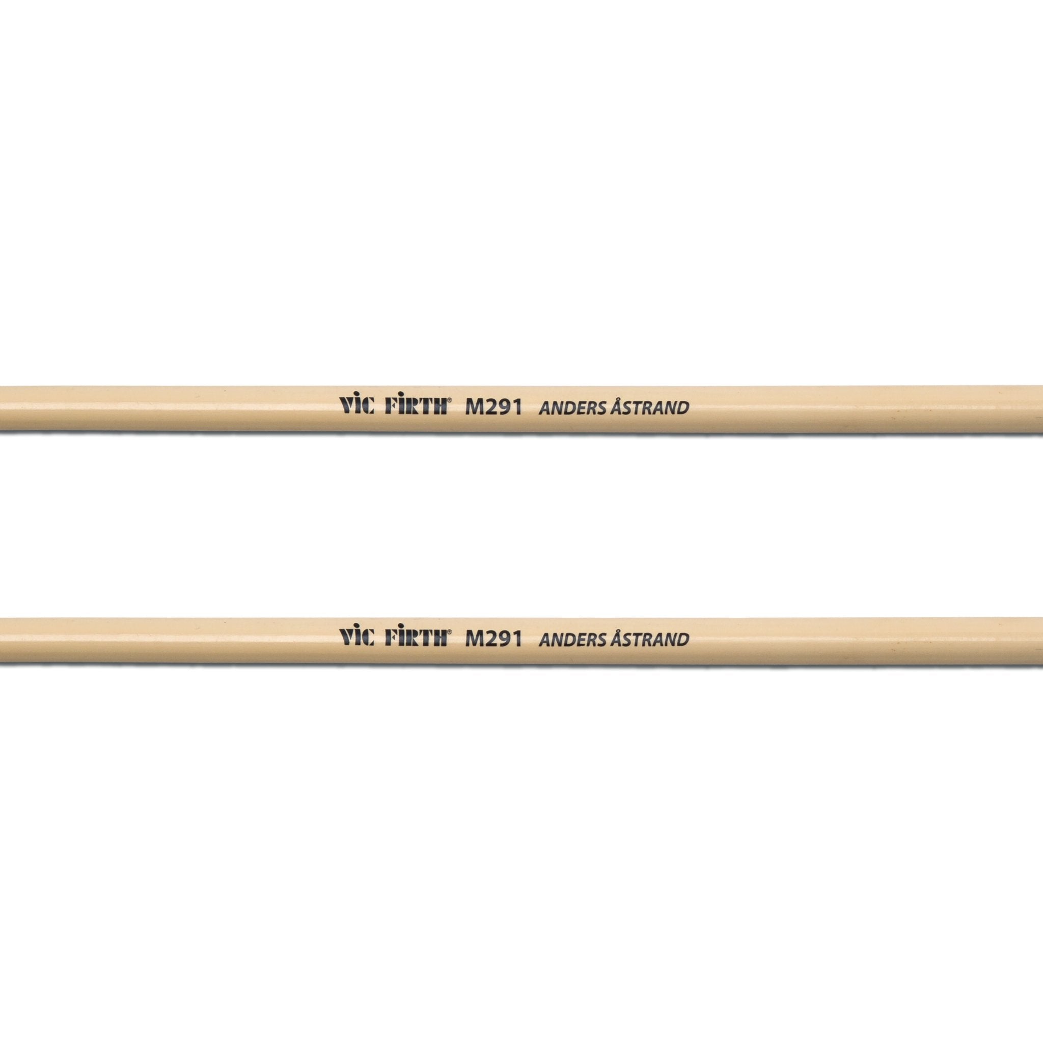 Vic Firth Anders Astrand Orange Series M291 Medium Soft Marimba Mallets - Image 2