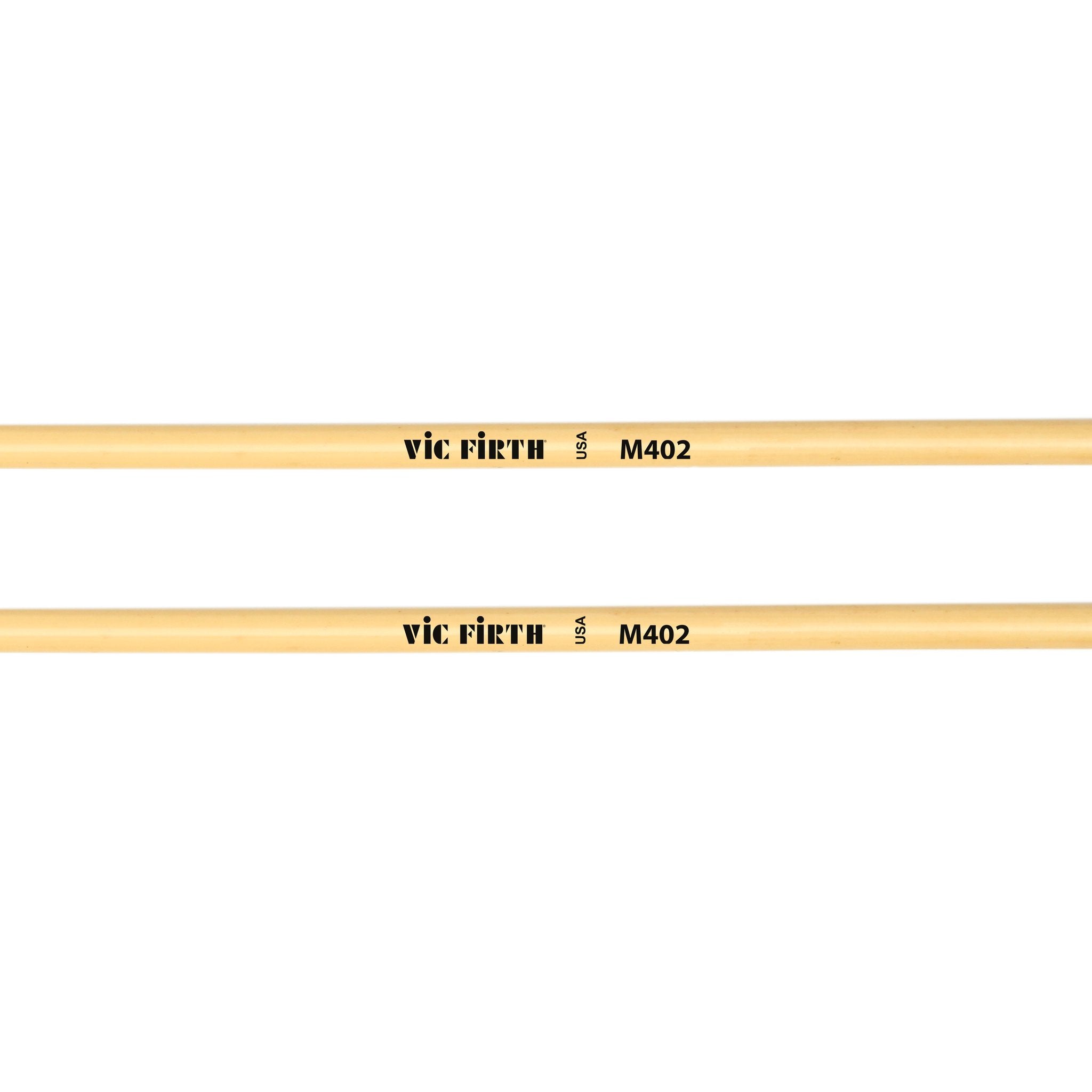 Vic Firth Articulate Series - M402 Medium Soft Rubber Mallets - Oval - Image 2