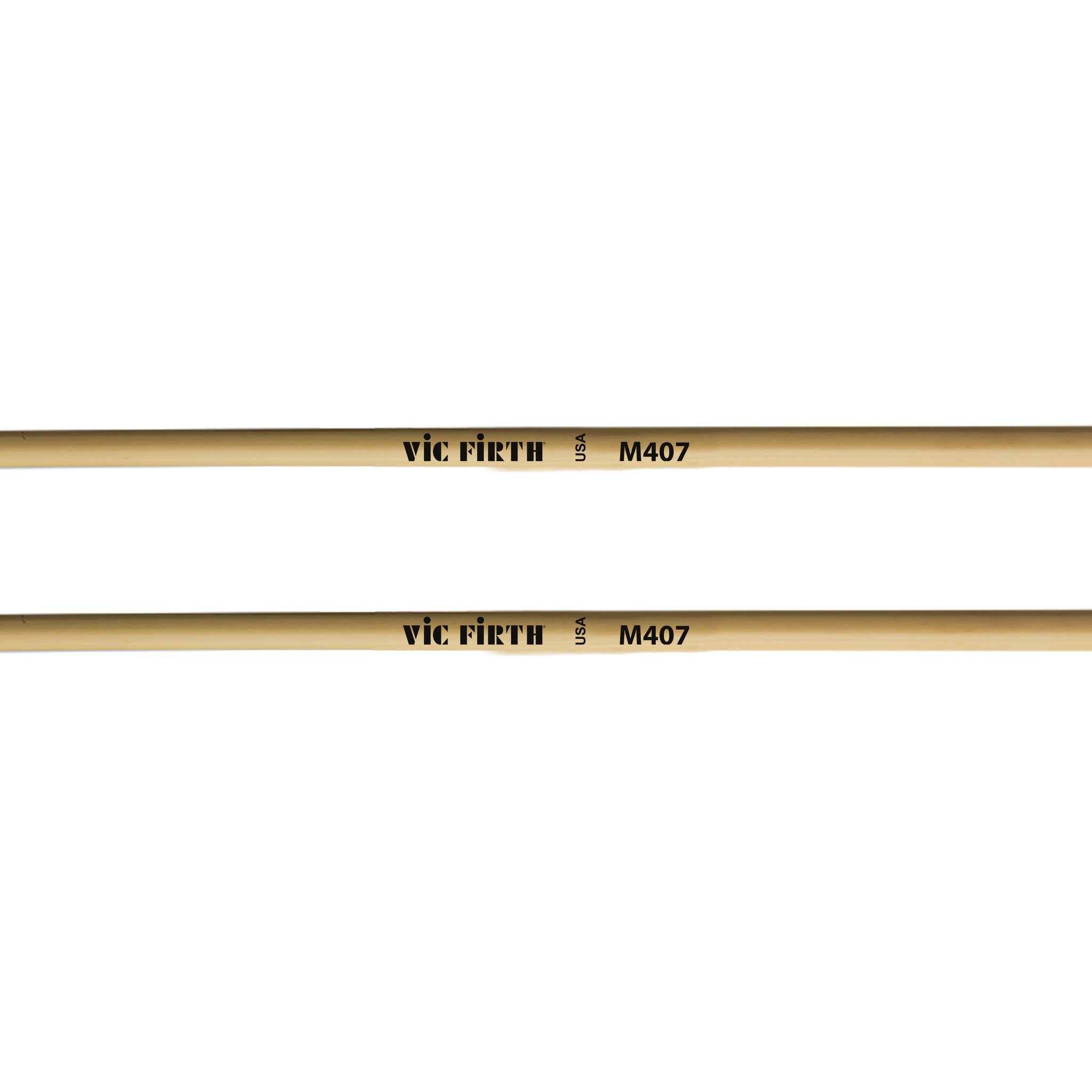 Vic Firth Articulate Series - M407 Soft Rubber Mallets - Round - Image 2