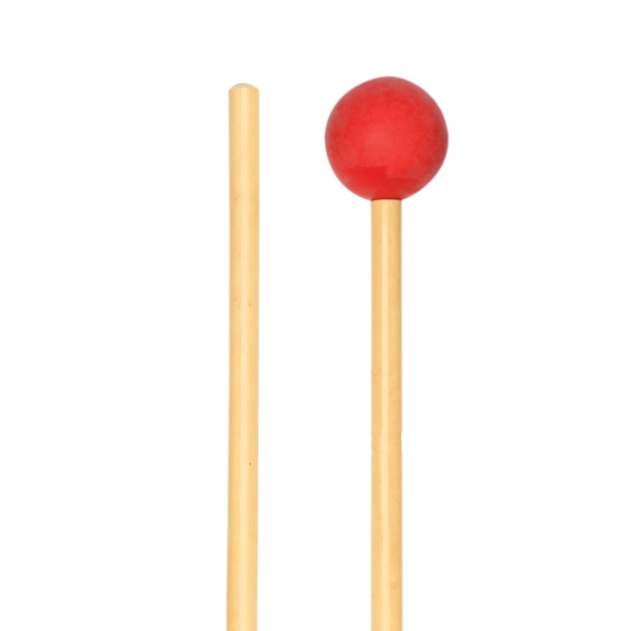 Vic Firth Articulate Series - M413 Medium Hard Synthetic Mallets - Round - Image 3