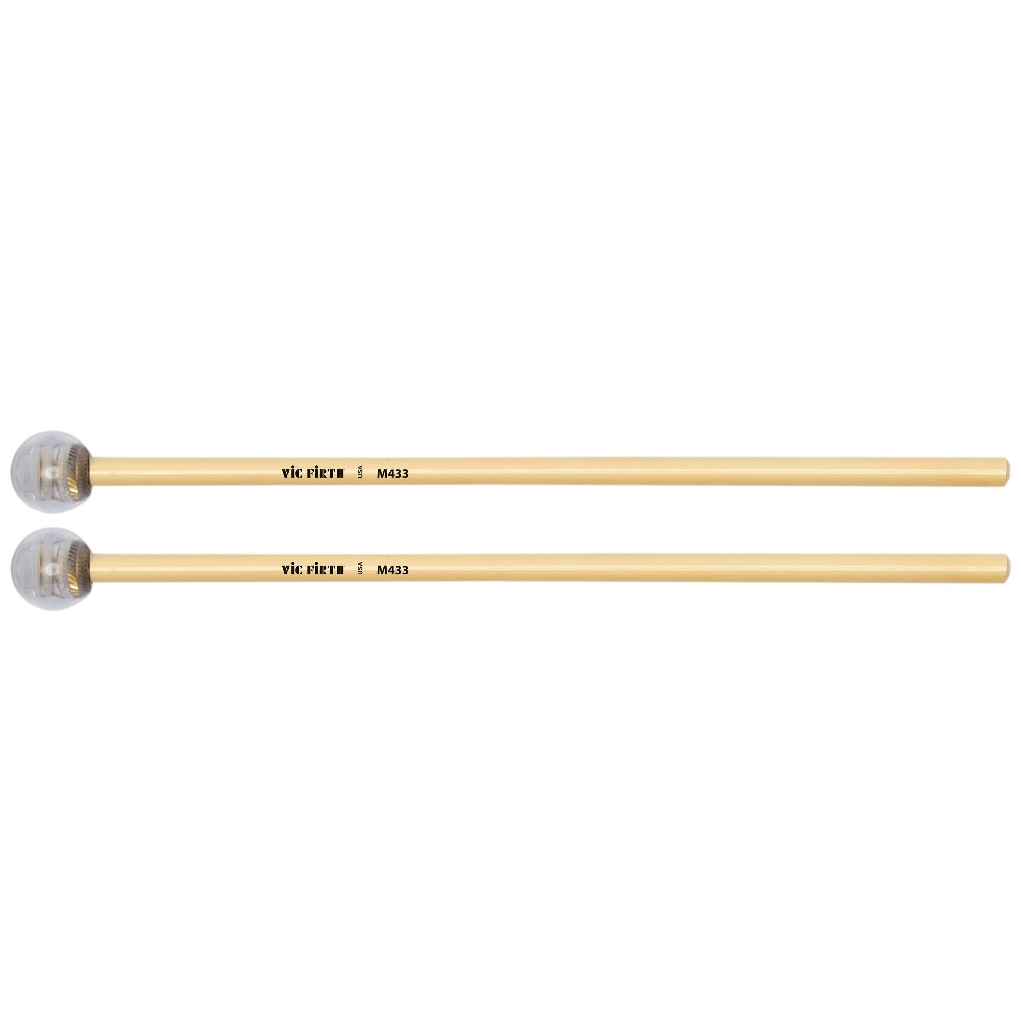 Vic Firth Articulate Series - M433 Glockenspiel Mallets - Weighted Lexan - Image 1