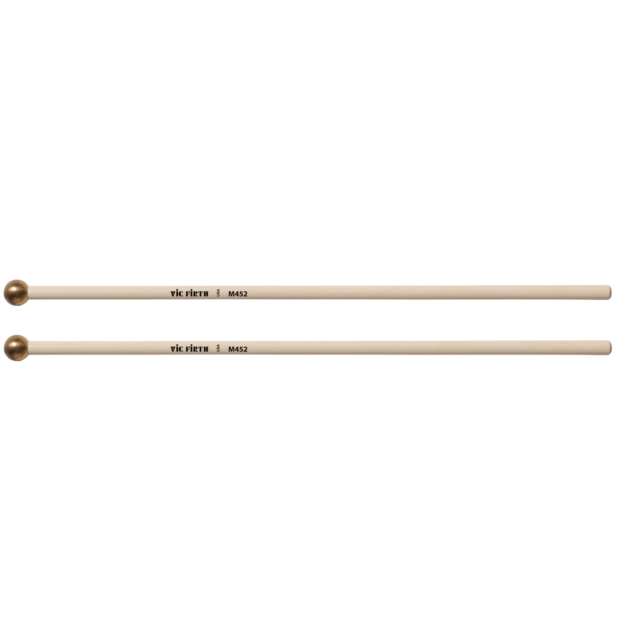 Vic Firth Articulate Series - M452 Glockenspiel Mallets - Brass - Image 1