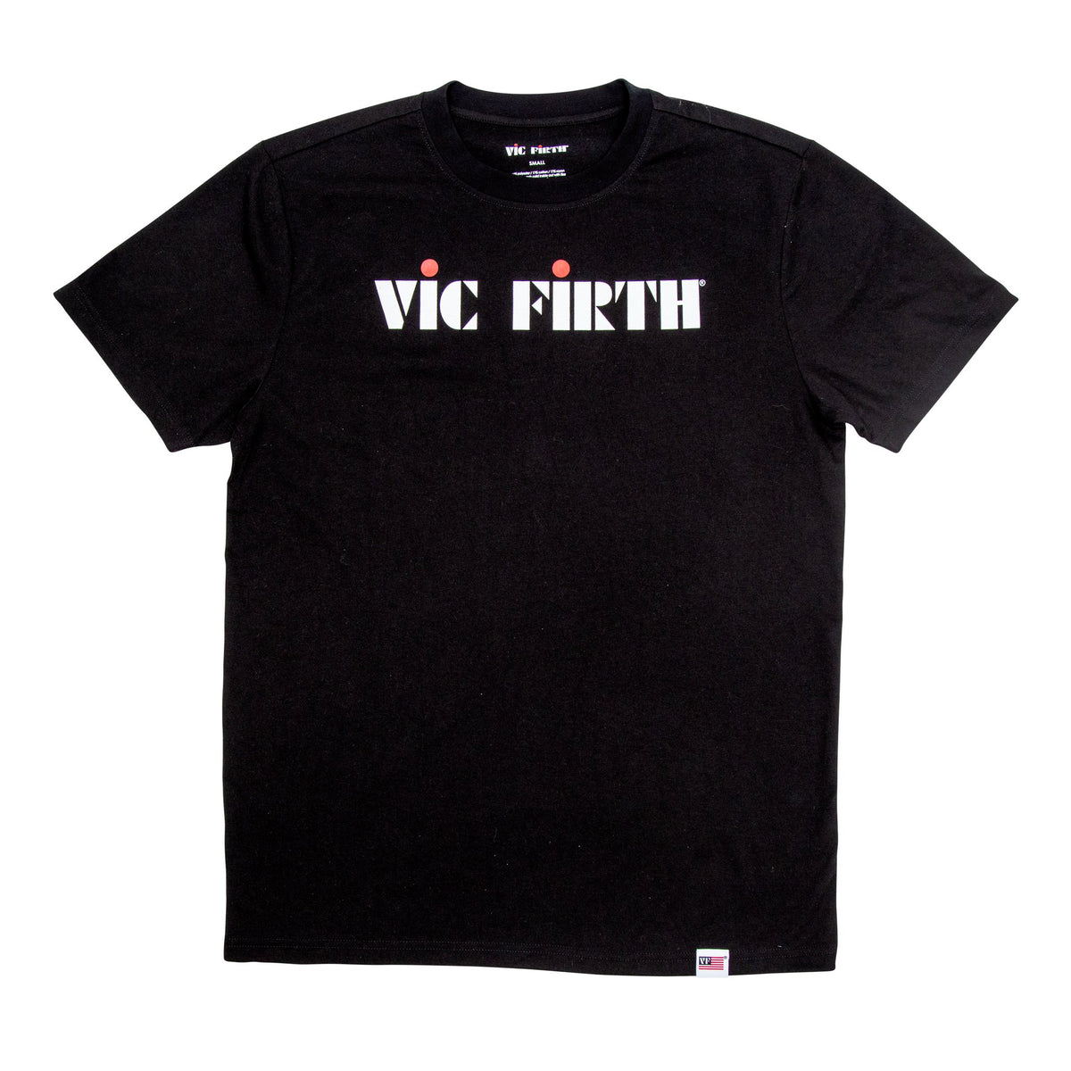 Vic Firth Black Logo T-Shirt - X Large - Image 1