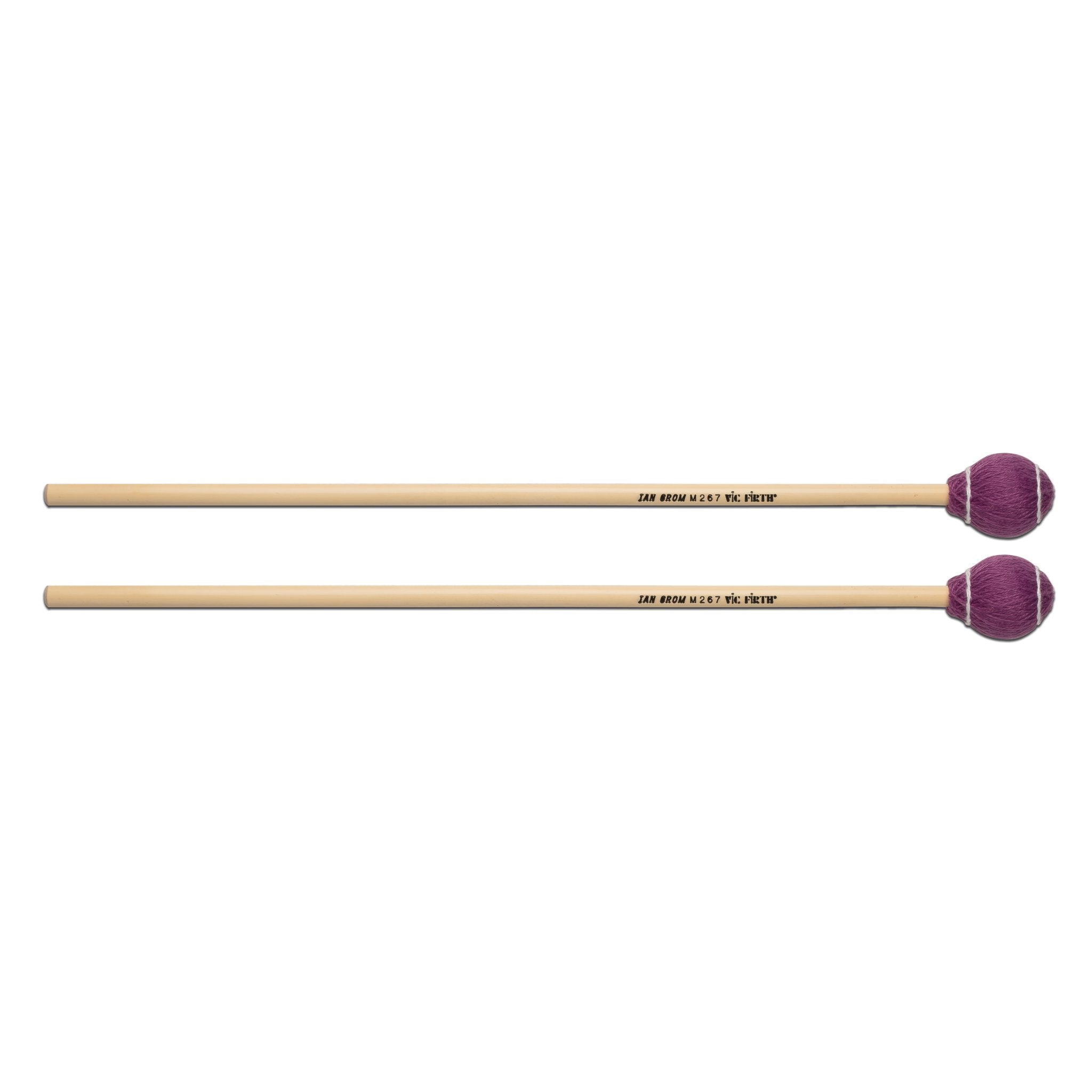 Vic Firth Corpsmaster Ian Grom Series Vibraphone Mallet - Medium Hard Rattan - Image 1