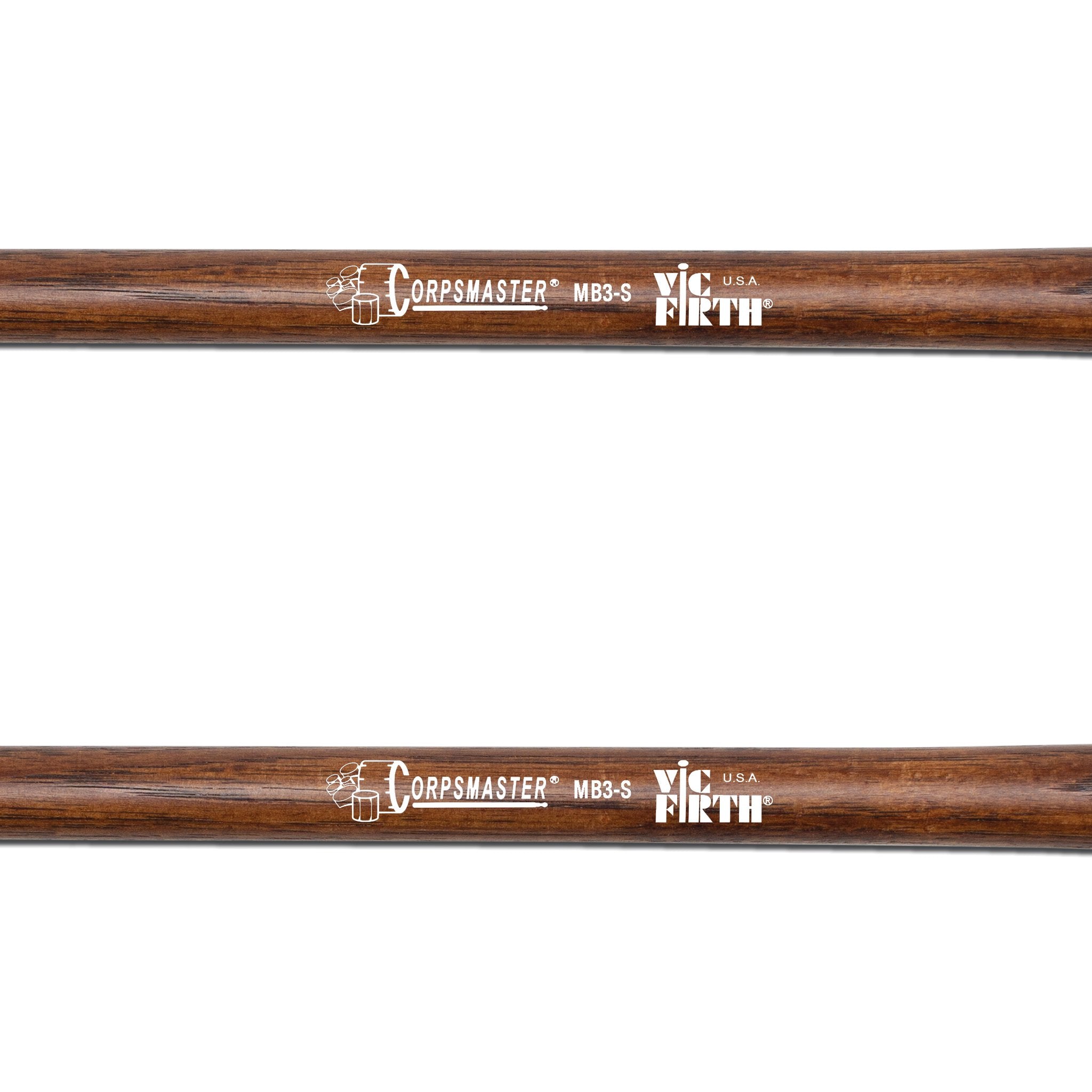 Vic Firth Corpsmaster MB3S Soft Bass Drum Mallets - Large - Image 2