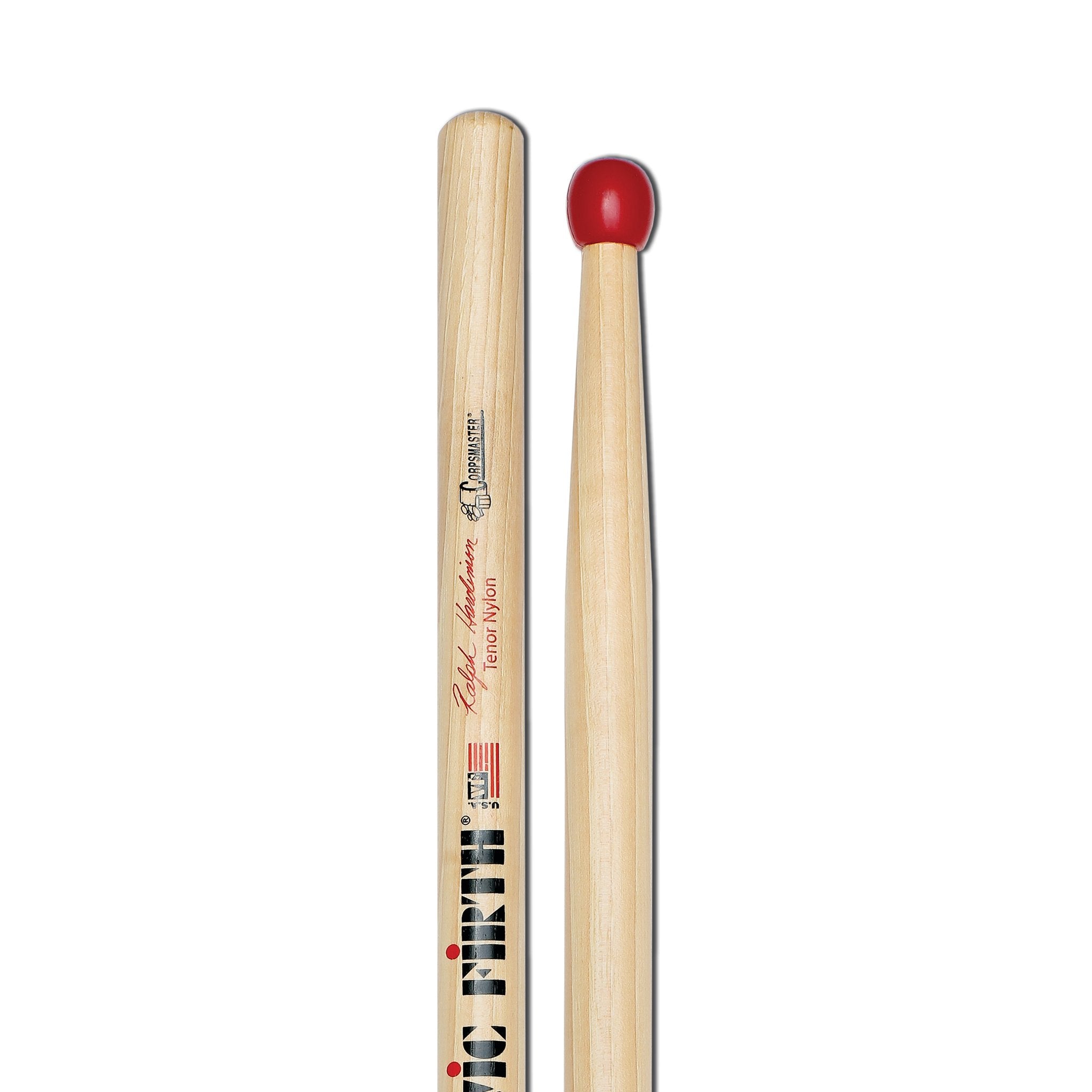 Vic Firth Corpsmaster Multi-Tenor Stick - Ralph Hardimon Nylon Tip - Image 3