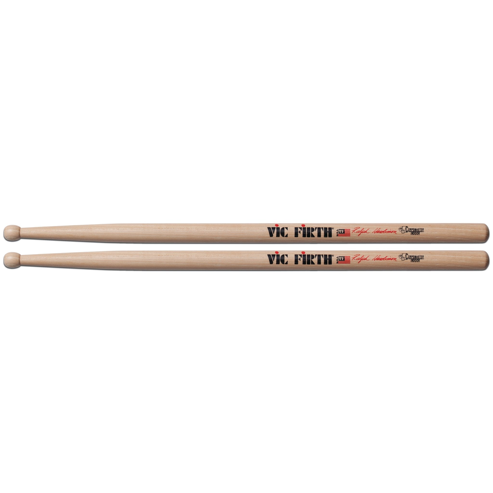 Vic Firth Corpsmaster Signature Snare Drumsticks - Ralph Hardimon Indoor - Image 1