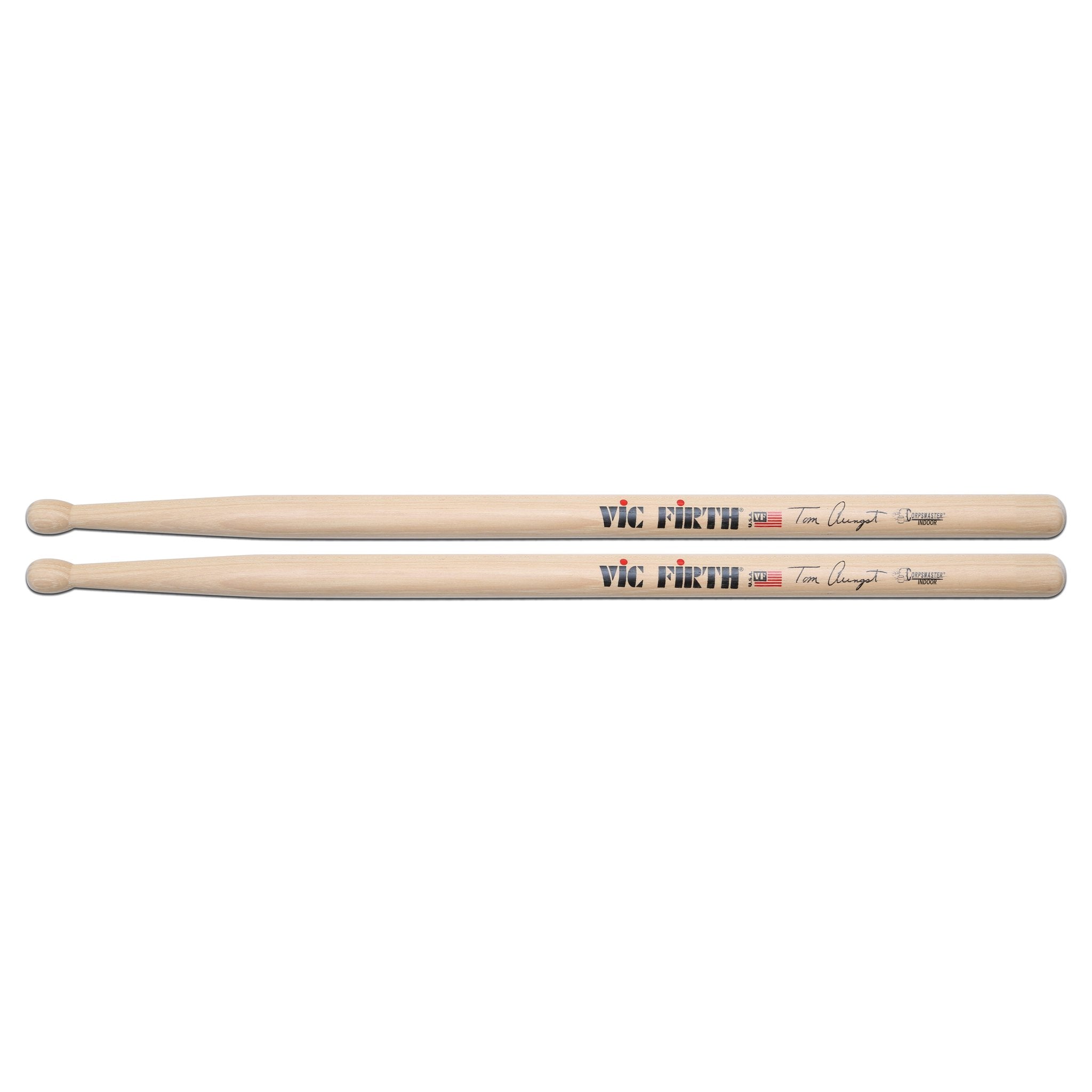 Vic Firth Corpsmaster Signature Snare Drumsticks - Tom Aungst Indoor - Image 1